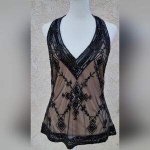 Scala Black and Cream Dress